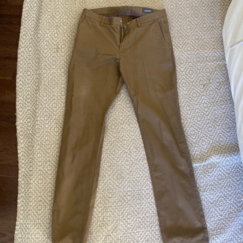 Bonobos 33/34 slim straight 100% cotton chinos